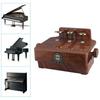 Piano Auxiliary Height Adjustable Piano 3 Pedals Pedal, Pedal, (mahogany Color)