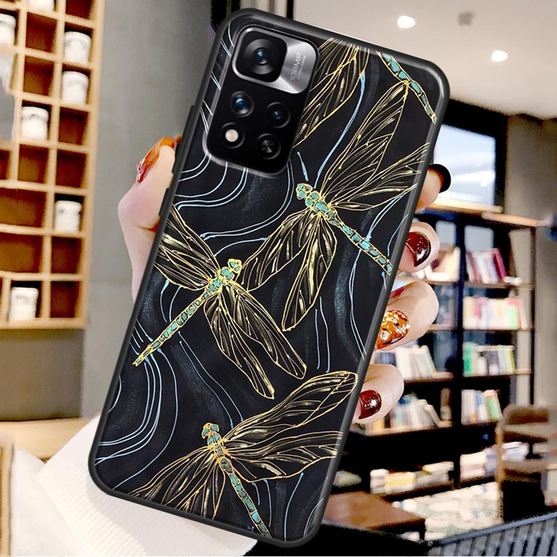 

Dragonfly Case For Xiaomi Redmi Note 12 11 10 9 8 Pro Note 12S 11S 10S 9S Cover For Redmi 9 10 12 C Redmi 10