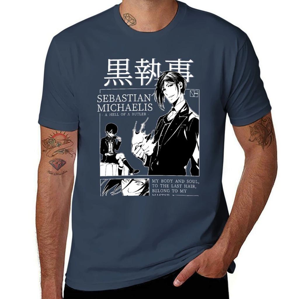 SEBASTIAN MICHAELIS T-Shirt man t shirt cotton man t shirt luxury t shirts with prints T-Shirt