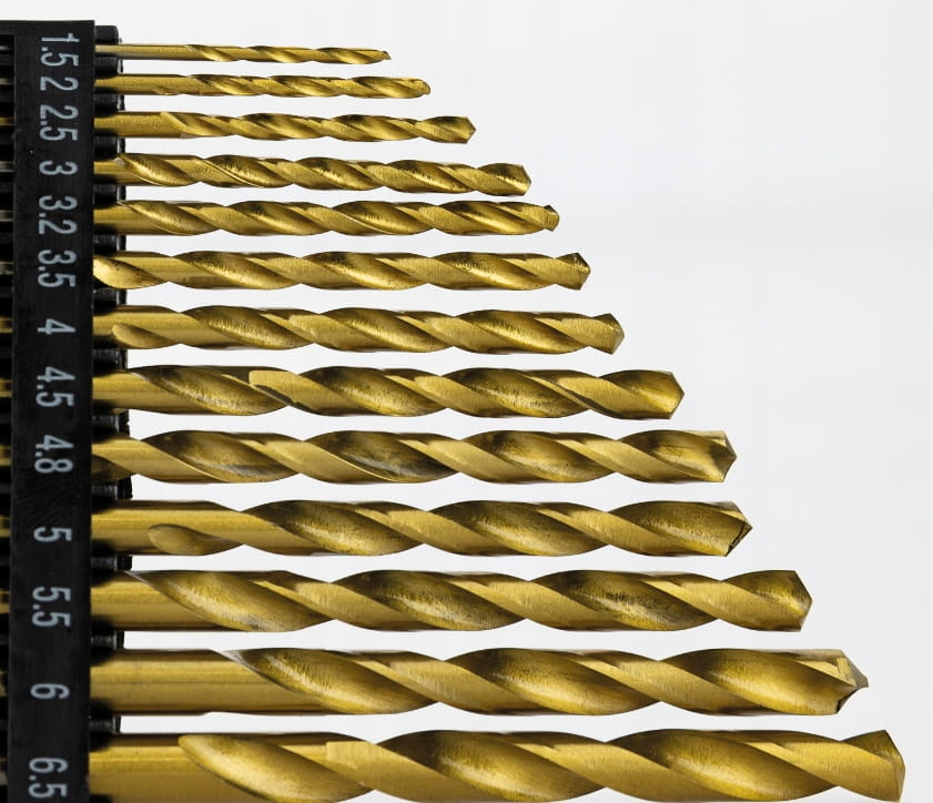 Set Of 13 Hss 1565Mm Steel Metal Drill Bits