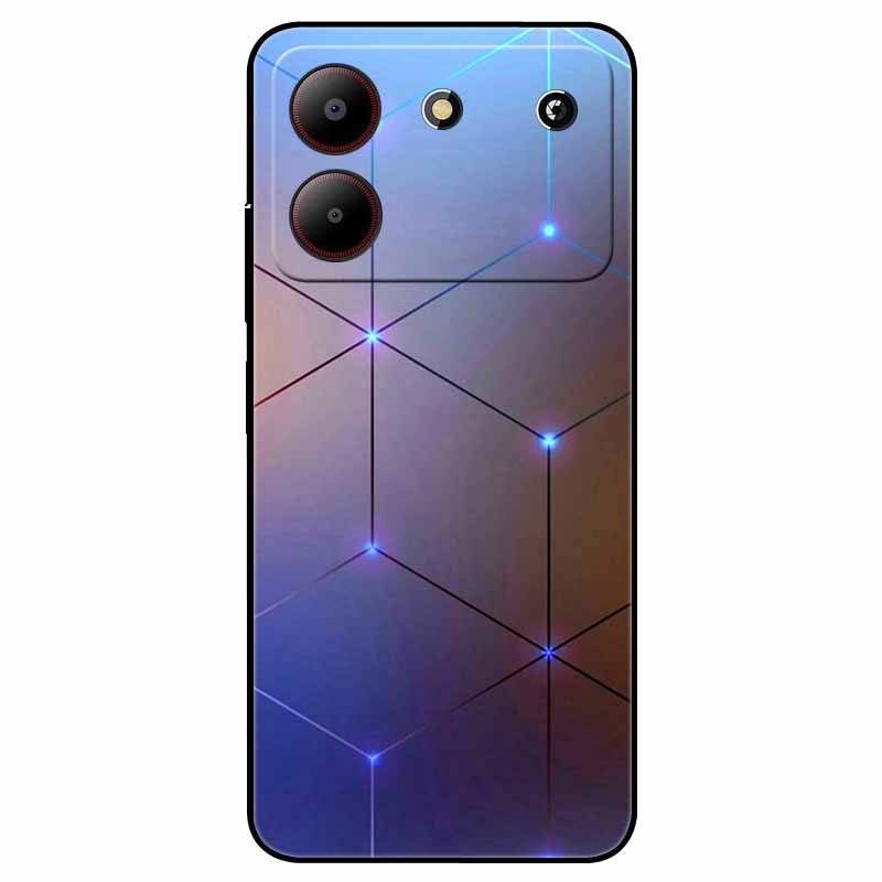 For ZTE Blade A54 4G Case Shockproof TPU Soft Silicone Phone Covers for ZTE Blade A 54 Funda Painted on for BladeA54 Luxury Capa