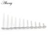 Alisouy 1PC G23 Titanium Internally Threaded Labret Shaft Lip Replacement Flat Bar Ear Tragus Stud Earring Body Piercing Jewelry