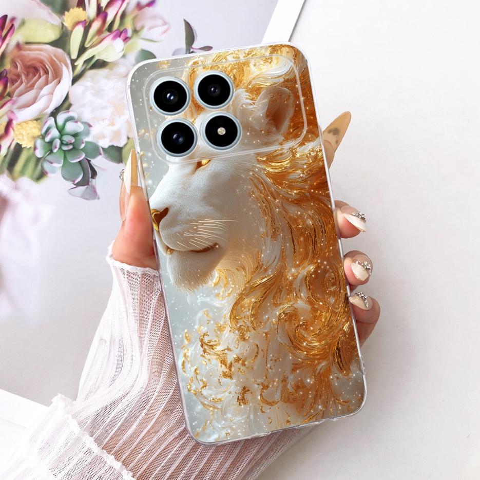 For Xiaomi Poco F8 Pro Case Cute Lion Fashion Painted Cover Soft Slim Phone Case For Xiaomi Poco F8 Ultra F8Pro F8Ultra 5G Shell
