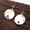 Pink Tourmaline Gemstone Earrings, Handmade 925 Solid Sterling Silver Jewelry, Meditation Earrings Jewelry For Women