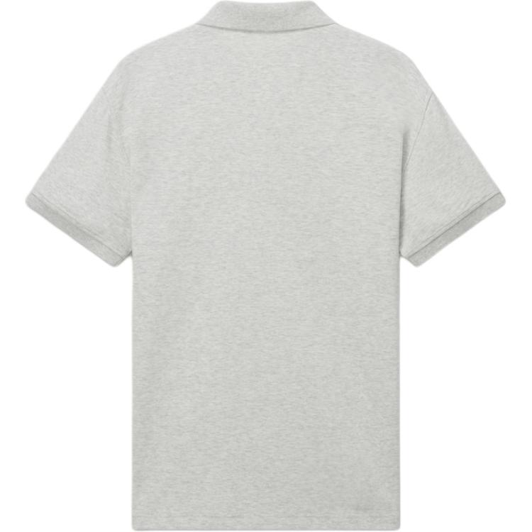Levis Blended Casual Simple Regular Fit Polo Shirt Unisex Tops Gray 004KC-0003