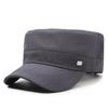 Spring Summer Middle-Aged Men's Net Cap Breathable Flat Cap Outdoor Sunshade Cap