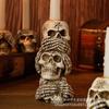 New Creative Personality Do Not Hear Do Not Say Resin Ornaments Halloween Skeleton Ghost Festival Atmosphere Decorations