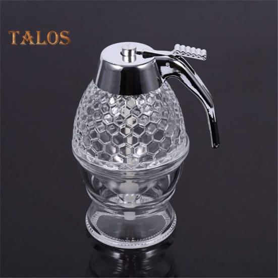 200ml Honey Drip Allfashionmall Transparent Dispenser Kitchen Juice Syrup Container Jar Pot