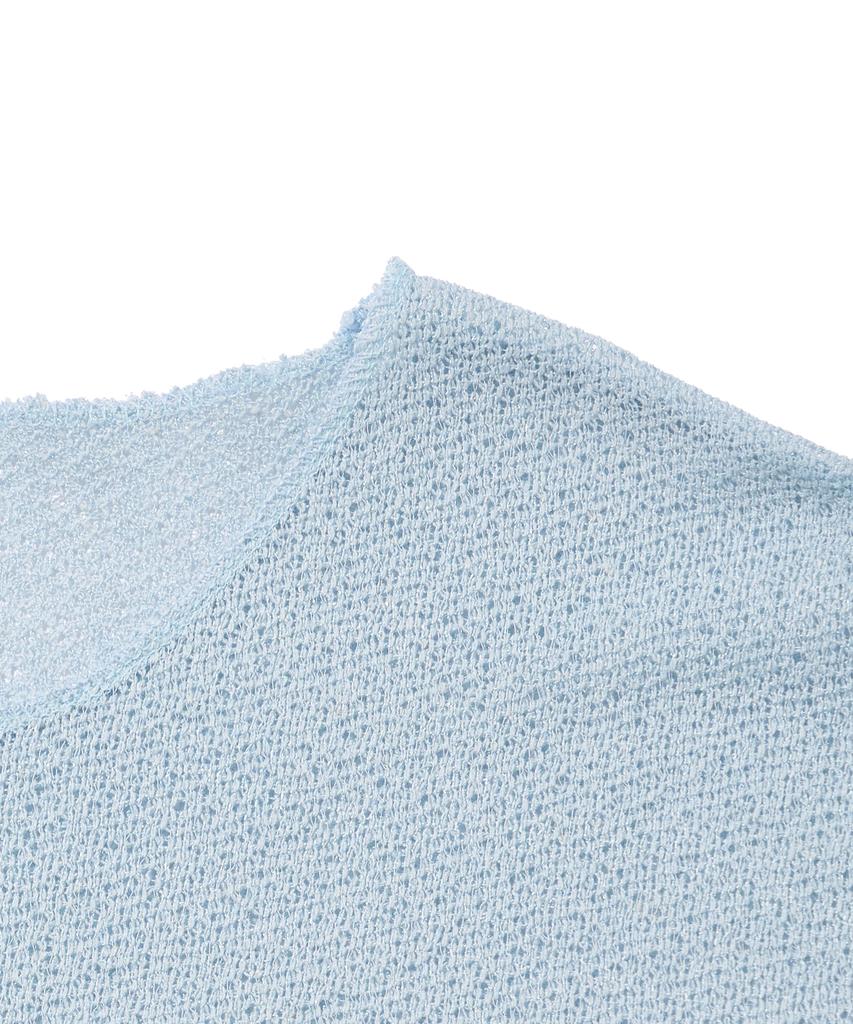 ANALOG MOOD First Linen Long Sleeve Knit (Blue)