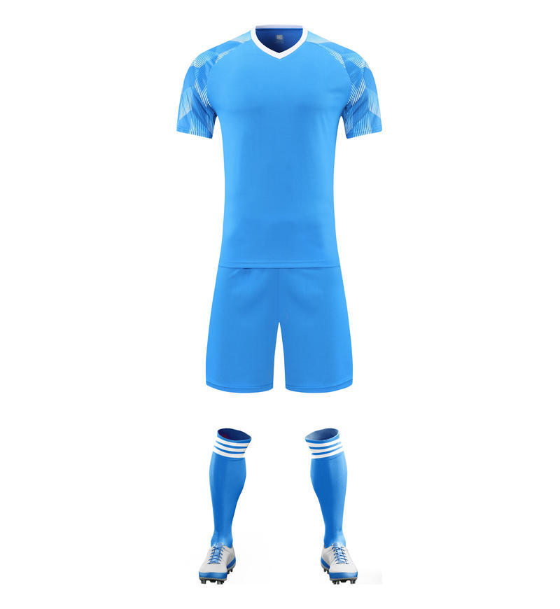 New Football Jersey Suit Men'S Short-Sleeved Adult Jersey Team Training Zq1001 Quick-Drying