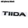 1pc 3D TIIDA ABS Car Rear Letter logo sticker Rear Bumper tail door trunk sticker car rear Emblem sticker styling Accessories