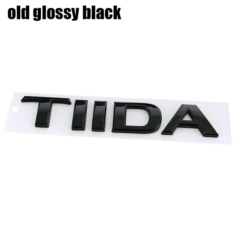 1pc 3D TIIDA ABS Car Rear Letter logo sticker Rear Bumper tail door trunk sticker car rear Emblem sticker styling Accessories