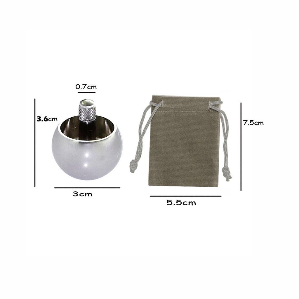 1 pc Metal Flip Over Top Tippie Spinning Top High Polished Metal Top