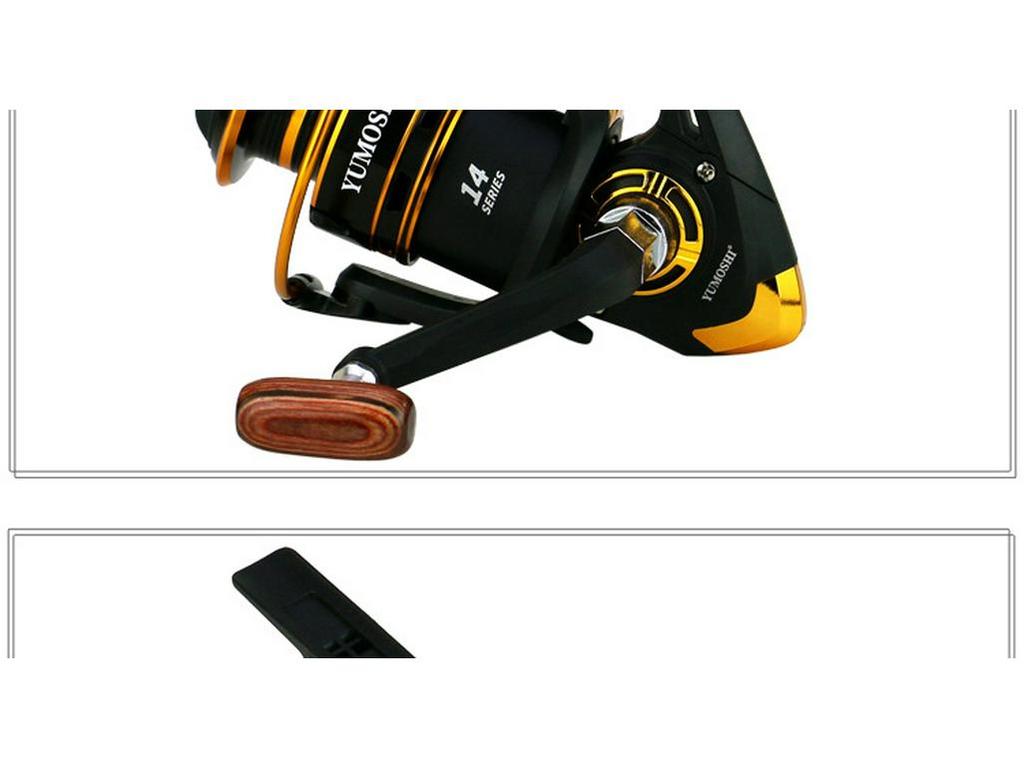 YUMOSHI JX Series Black Gold Fishing Reel for Sea & Raft Rods