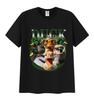 Ducks Animal Lover Funny Meme T Shirts Men Women's Vintage Fashion High Quality T-shirt Cute Clothing Short Sleeve Cotton Tsh...