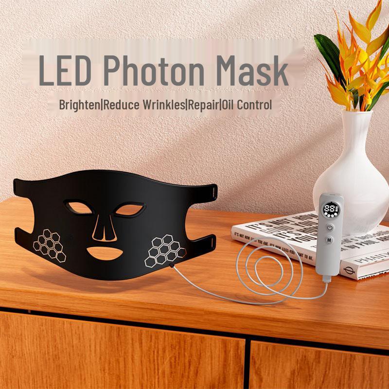 Photon LED Silicone Mask with FDA 510K Approval for Infrared Light Skin Rejuvenation & Blue Spectrum Therapy
