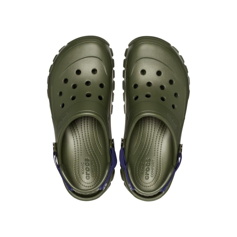 Crocs Sport Clog Army Größe 28cm Offroad-Sandalen, Grün/Marineblau,