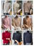 Women's High Neck Wool Pullover Sweater - Long Sleeve, Warm Knitwear for Autumn & Winter