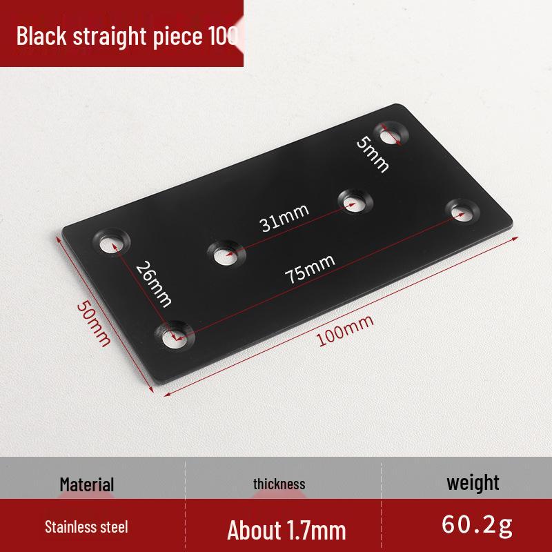 Thickened Stainless Steel 90° L-Shaped Angle Bracket for Shelf and Furniture Support