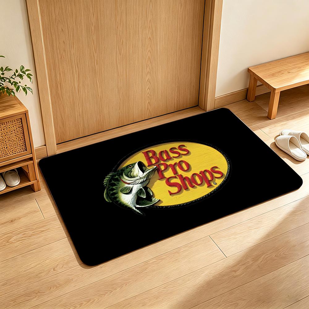 

Outdoor B-Bass P-Pro S-Shops Floor Mat Soft Flannel Entrance Door Mat Non Slip Absorbent Bathroom Bedroom Floor Rug 40x60cm