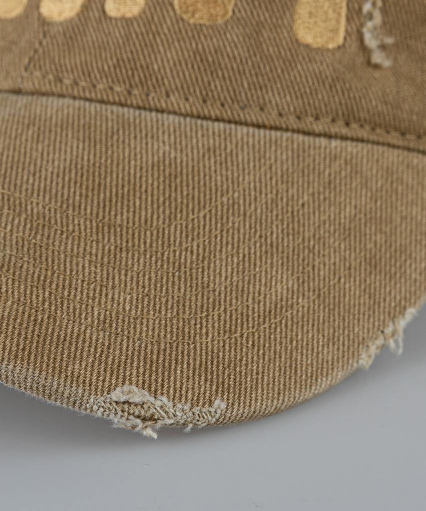 Wig Saint Damaged Pigment Ball Cap - Beige