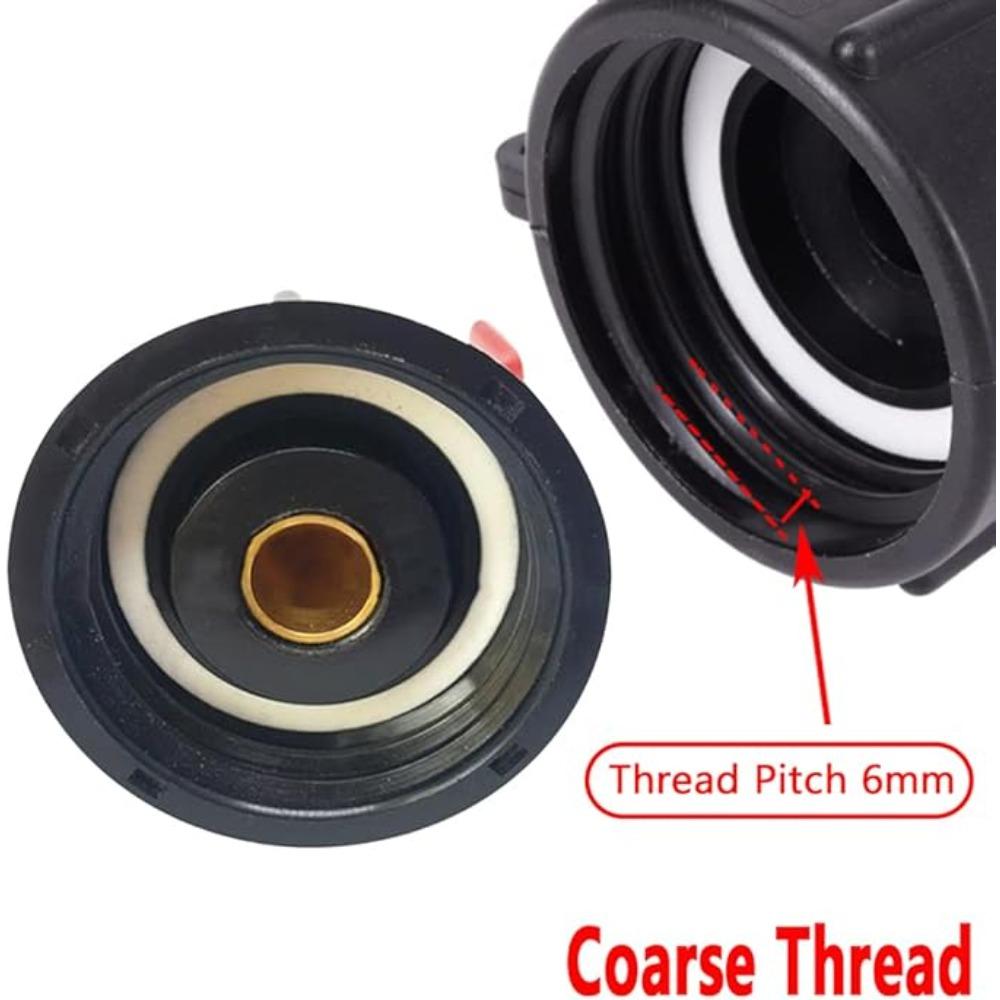 Durable IBC Tank Tap Adapter S60*6 Coarse Thread to 1/2'' 3/4'' Connector Replacement Valve Garden Home Valve Fitting Faucet