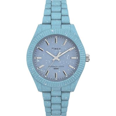 TIMEX Waterbury Ocean 37mm TW2V33200 Unisex Quartz Blue Sustainable Watch [Parallel Import]