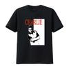 Charlie Harper Sheen Comedy Two A Half Men Print T Shirt for Vintage Washed Versatile Soft Streetwear Stretched Slightly Casual