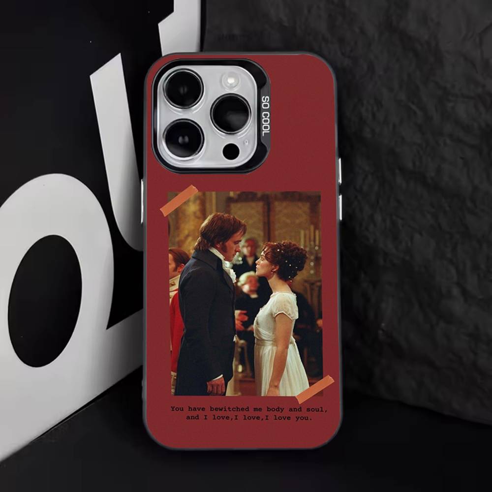 P-Pride and P-Prejudice Art Phone Case For iPhone 17,16,15,14,13,12,11,Pro,XS,Max,Plus,Mini,SE4,E Black Matte Shockproof Cover