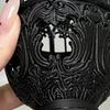 Gotische Decoratieve Kandelaar 3D Geprint Vintage Middeleeuwse Zuilkaarsenstandaard voor Tafel Haard Decoratie