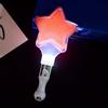 2pcs Beautiful Star Decor Glow Stick Toy Flourescent Stick Creative Glow Stick for Bar