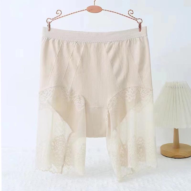 Plus Size Women's Safety Pants Anti-exposure Underwear Can Be Worn Outside Thin Anti-wear Leg Five-point Underwear Close-fitting Zero-restraint