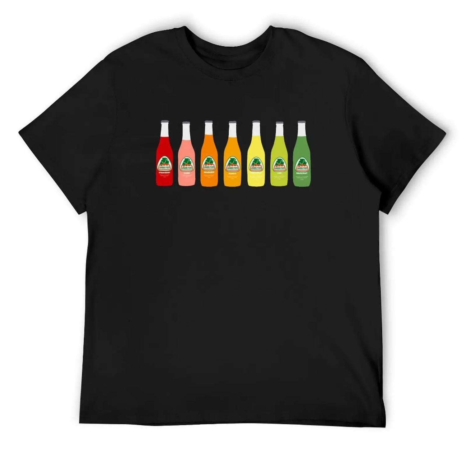 Jarritos Bottles Digital Art T-Shirt cute tops plus size tops plus size clothes men t shirts S