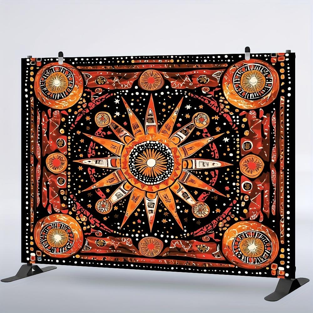 

1pc Vibrant Sun and Moon Wall Hanging Tapestry - Polyester Fabric, Machine Washable, Suitable for Bedroom Living Room Decoration 70x100cm
