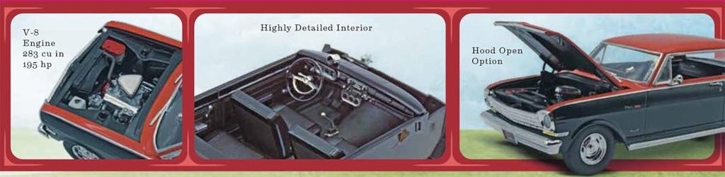 Mobius Modell 1964 Chevrolet Chevy II Nova Rest MOD Plastikmodell MOE2321 1/25