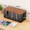 1pcs Plug in board storage, desktop socket arrangement, cover box, charging data cable, power cable, hidden storage rack