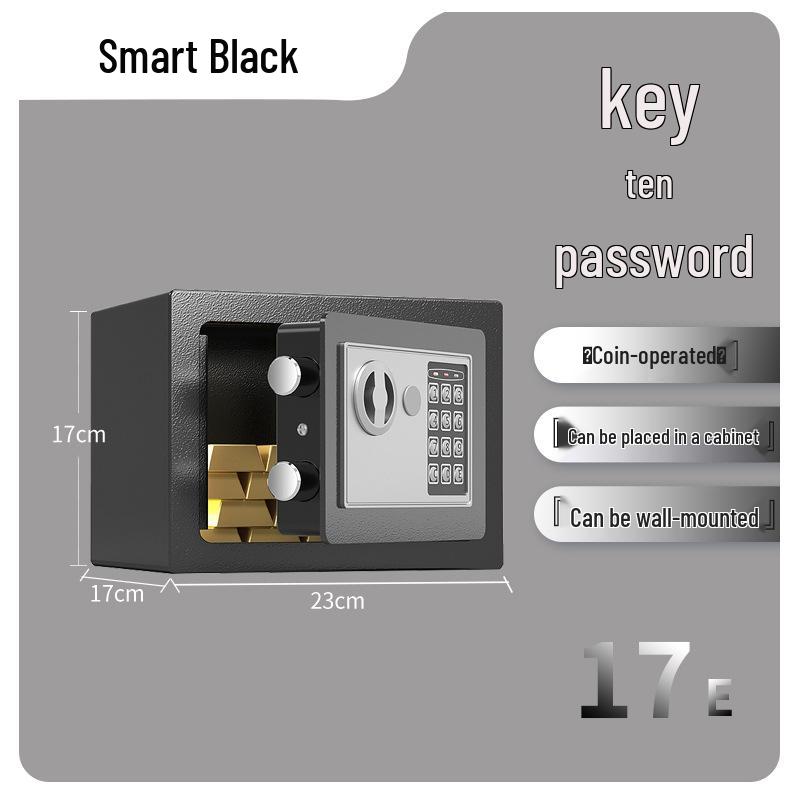 Secure Home Office Wall-Mount Electronic Steel Safe for Money Protection