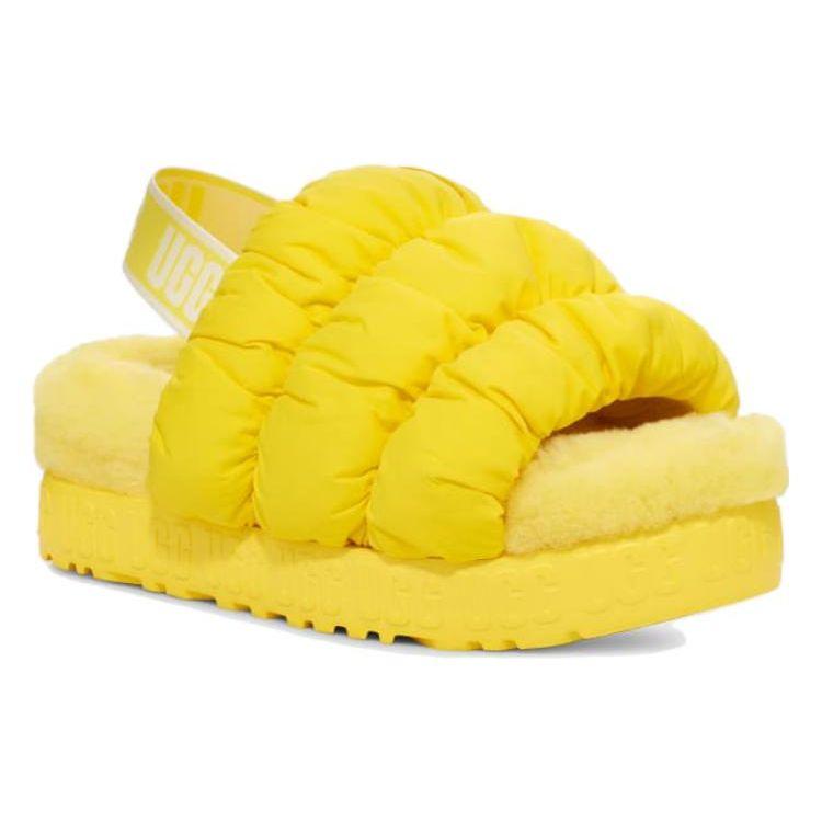 UGG Comfortable Versatile Slide Sandals Women Sandals Yellow 1140192-SYYL