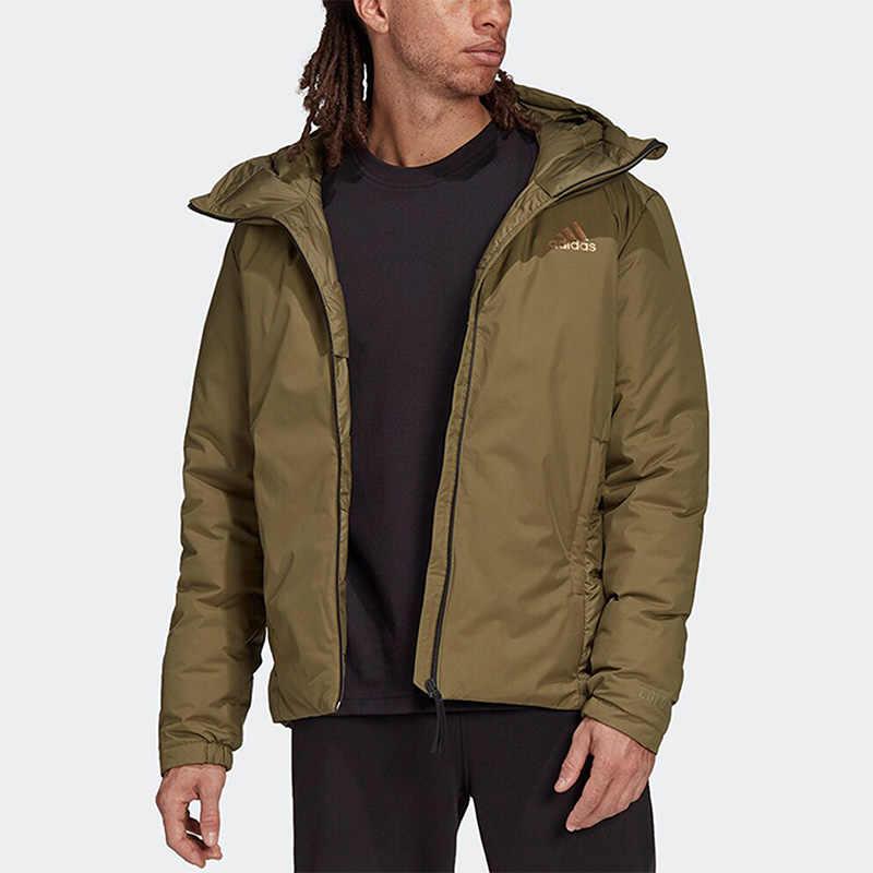 adidas Down Jackets Men's Green Hooded Moderate Other GT6564