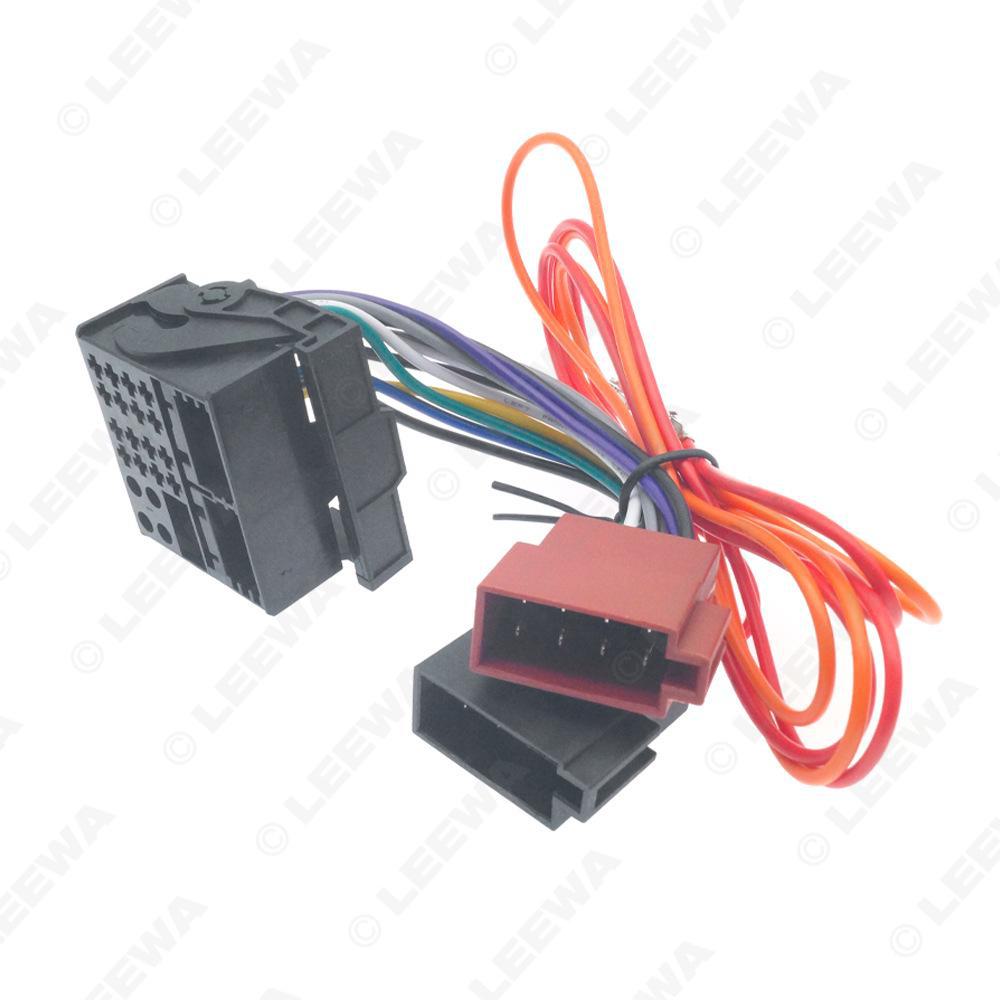 Adaptérový kabel pro modifikaci audio systému ISO do auta pro modely Mercedes-Benz 2004+ a Opel 2003+.