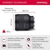 Samyang objectif af 50mm f/1.4 II compatible avec sony fe