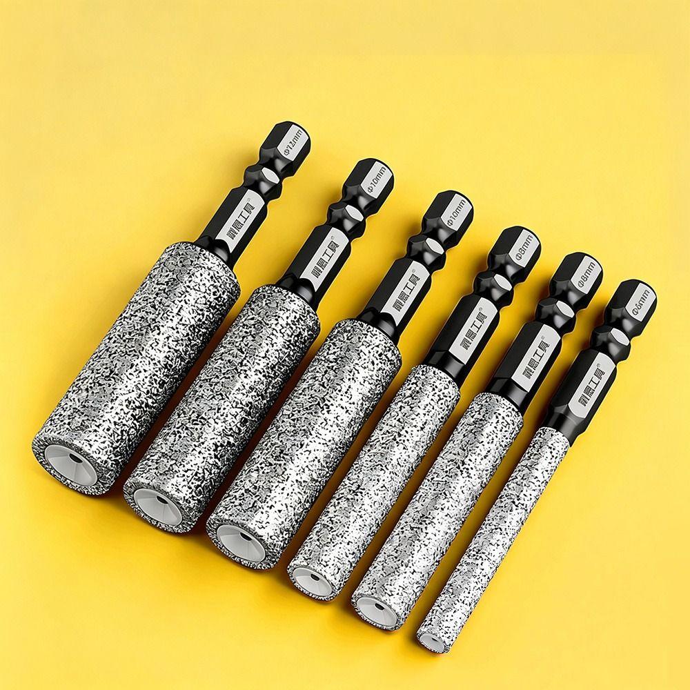 Portable Dry Tile Diamond Drill Bit Hole Enlarging Grinding Heads for Drilling and Grinding