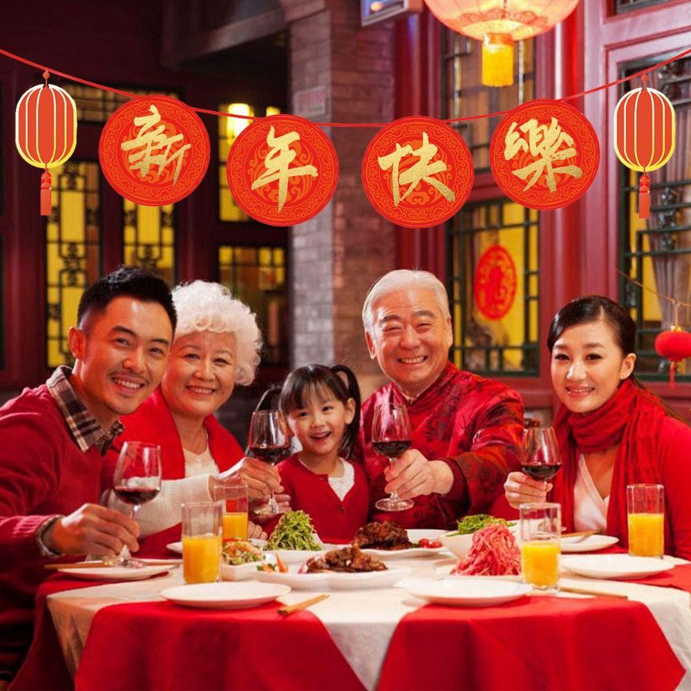 

Decorative Dragon Year Party Decoration Flag DIY Dragon Banner Pulling Flag Festival Party