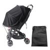 MILASIC Stroller Sunshade with Storage Foldable Sunshade UV Insect Mosquito Heatstroke Compact Stroller Accessories Bag, Cover, Protection, Repellent,