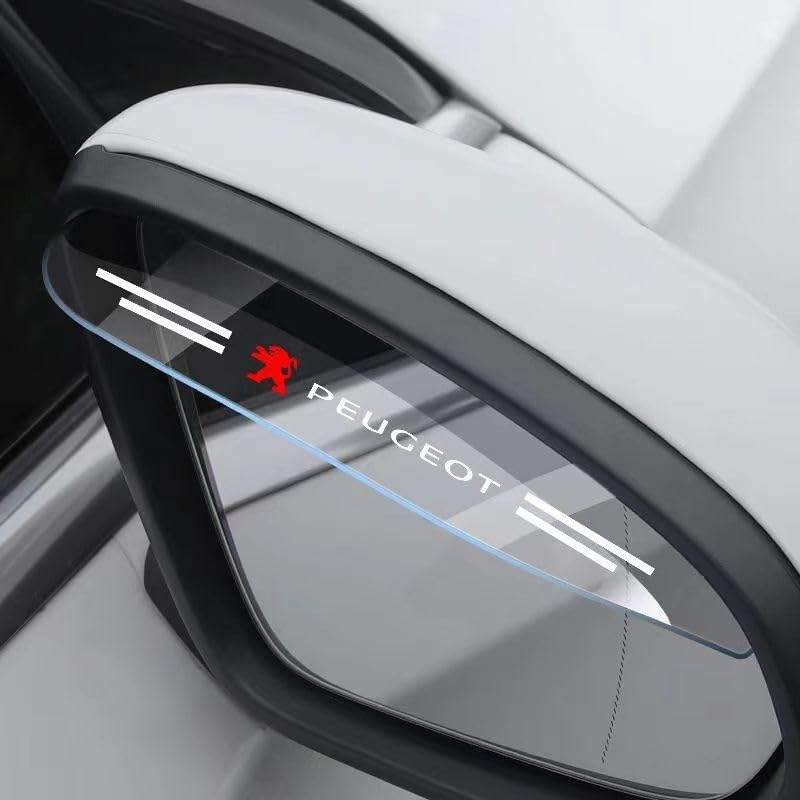 

Peugeot Door Mirror, Visor, Rainproof Sticker, For All Vehicles, Side Mirror, Rain and Snow