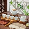 Haoaijia Celadon Side Handle 9-Piece Tea Set