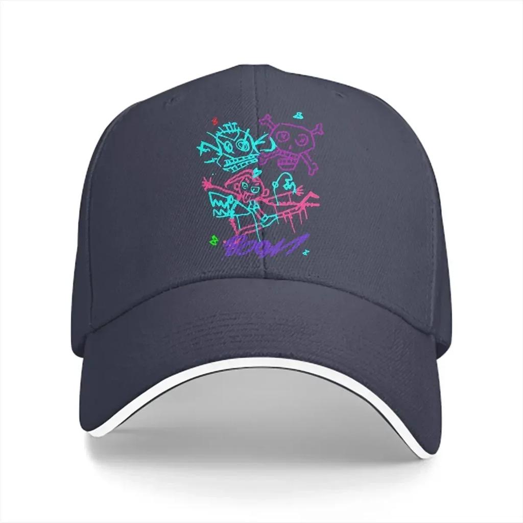 Washed Unisexs Baseball Cap Jinxed Pow Pow Boom Monkey Sports Snapback Caps Dad Hat Acrane Anime Hats