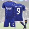 Season 2122 Real Madrid Number 9 Benzema Kid Adult Soccer Jersey Sports Apparel