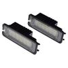 2Pcs Car Led Bulbs Number License Plate Lights White for Polo (6N2.9N.6R) 2000-2014 Golf 4/5/6/7 Passat Amarok Seat Ibiza Leon