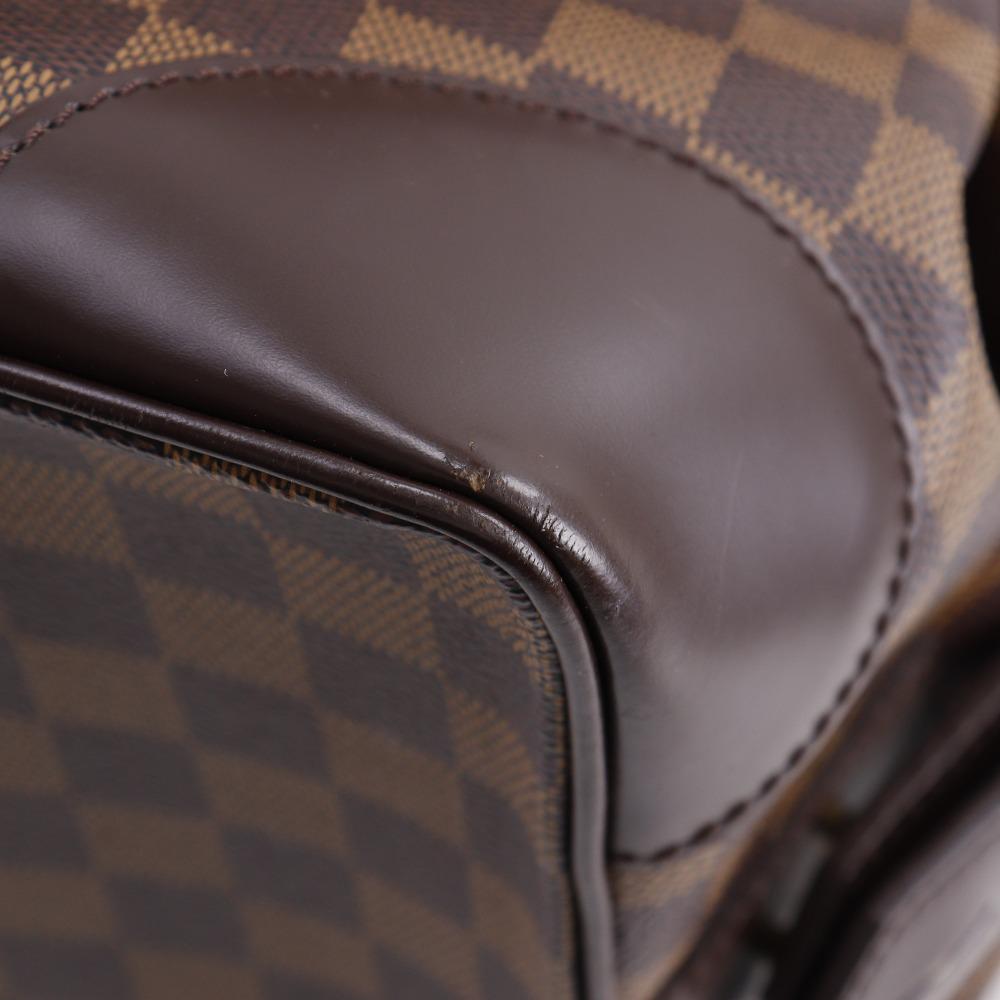 LOUIS VUITTON Vaslav Boston bag N41537 Brown Damier canvas unisex Used